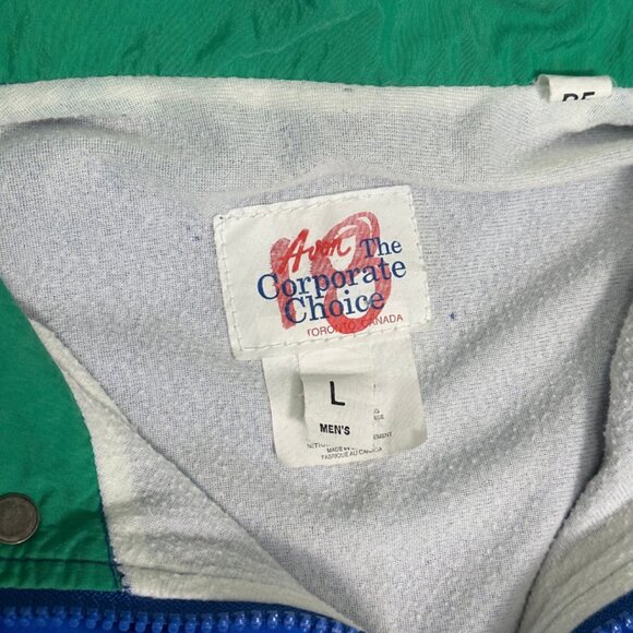 Vintage University of Fraser Valley Cascades Soccer Men's Jacket - Size Large - Picture 9 of 11